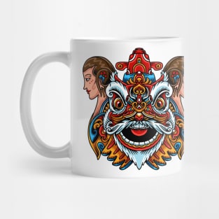 Geminious Barong Bali Kuta Beach Denpasar Mug